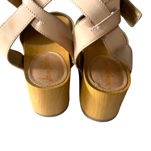 Sam Edelman Leather Wooden Flatforms - Picture 5 of 7